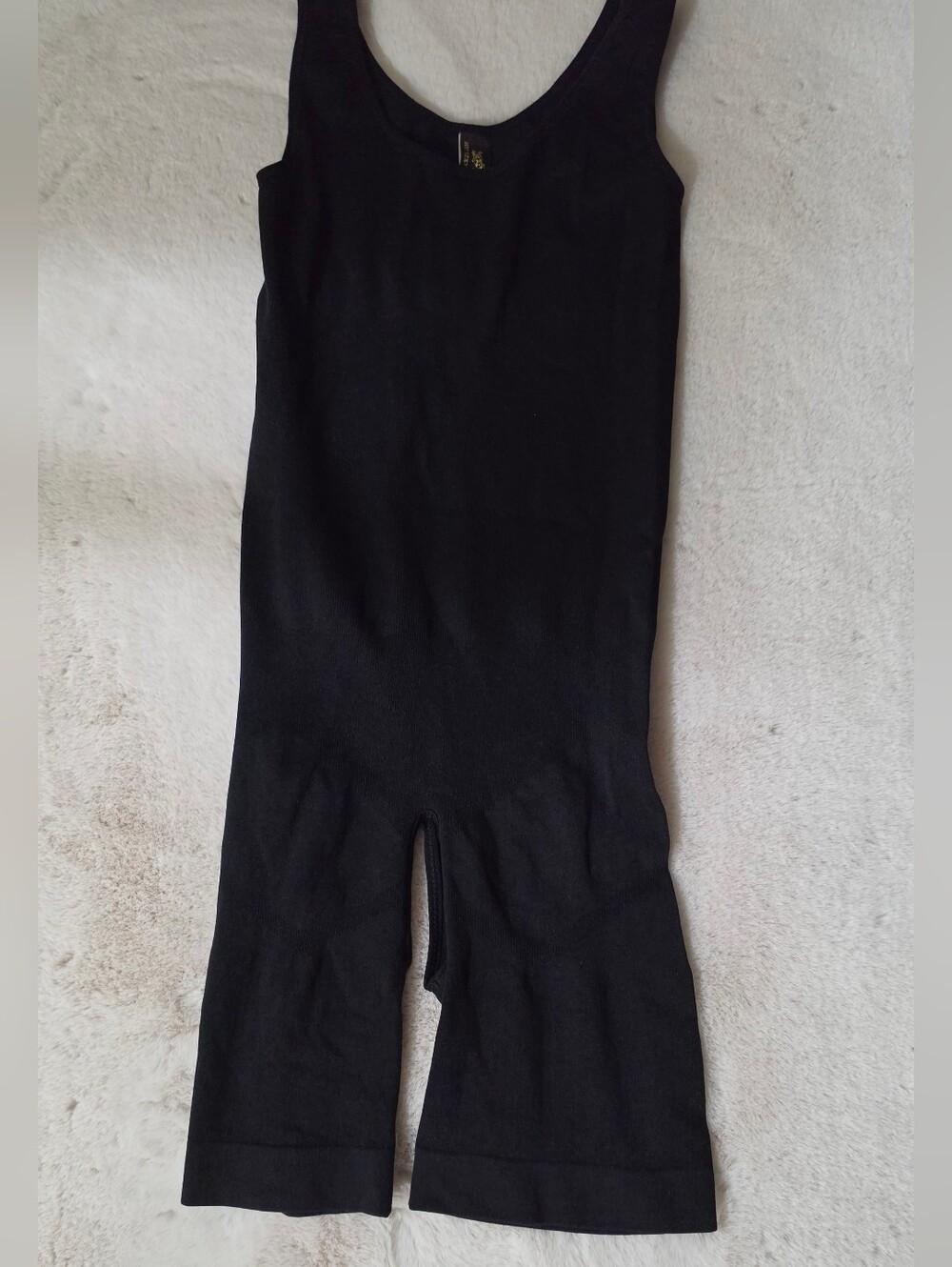 Ice Black Sleeveless Jumpsuit